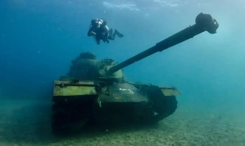 Gökçetepe: Tank Batığında Tüplü Dalış Deneyimi