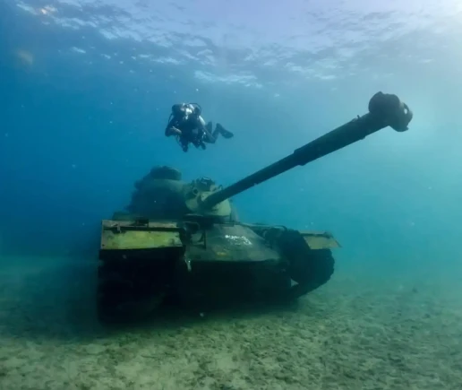 Gökçetepe: Tank Batığında Tüplü Dalış Deneyimi