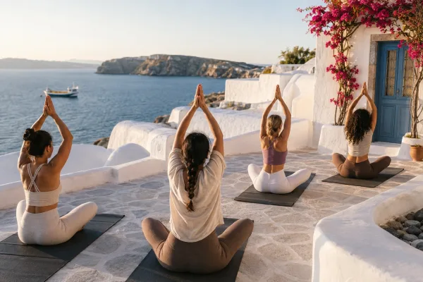 Yunan Adaları Yoga Kampı ve Adalar Turu (Santorini & Paros) - Görsel 1
